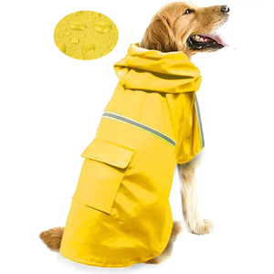 Trendy Waterproof Dog Raincoat for Fashionable Pets in Rain