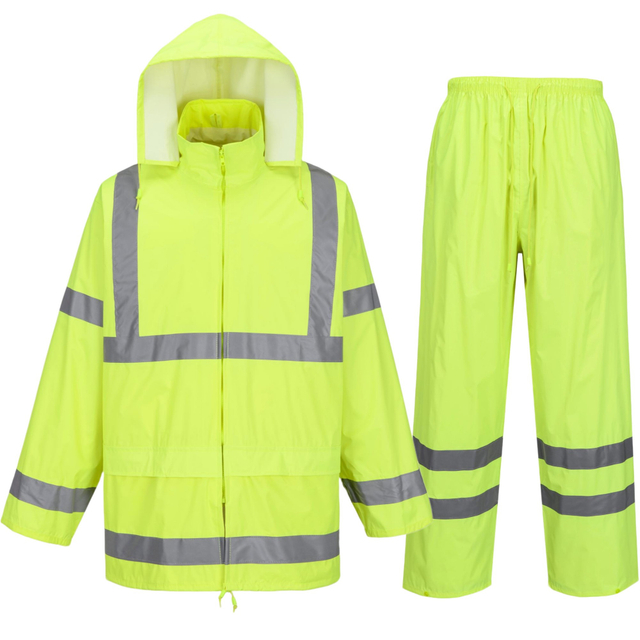 Lightweight PU Raincoat with Hood for Outdoor Adventures