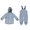 Cute Waterproof PU Raincoat for Kids with Adjustable Hood