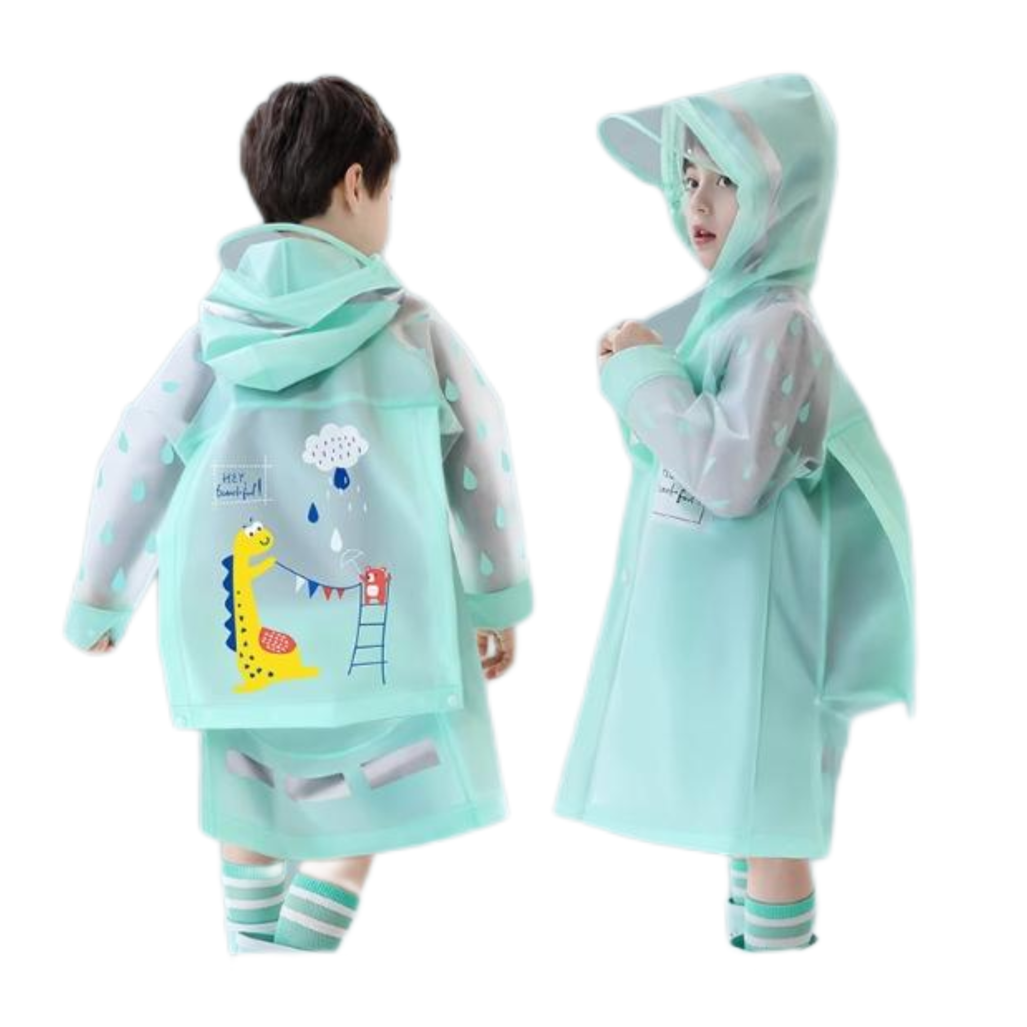 Colorful Kids Jacket Set for All Weather Activities Outside
