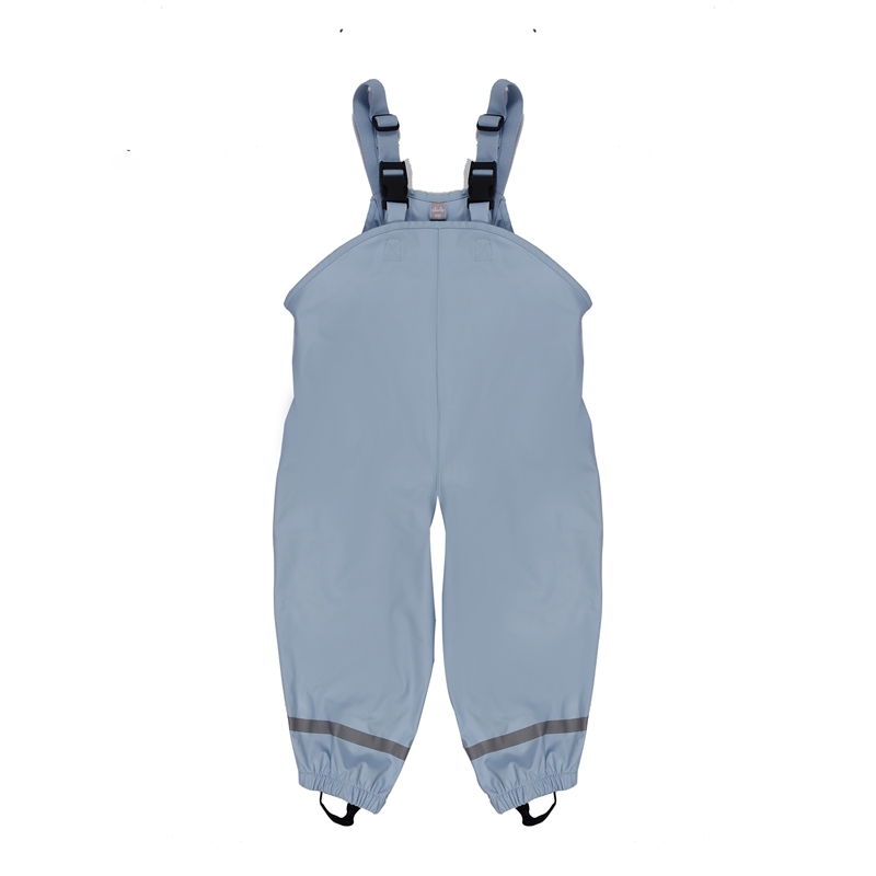 Cute Waterproof PU Raincoat for Kids with Adjustable Hood